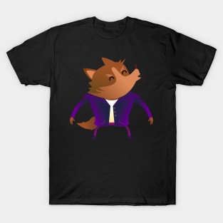 Cute werewolf illustration T-Shirt